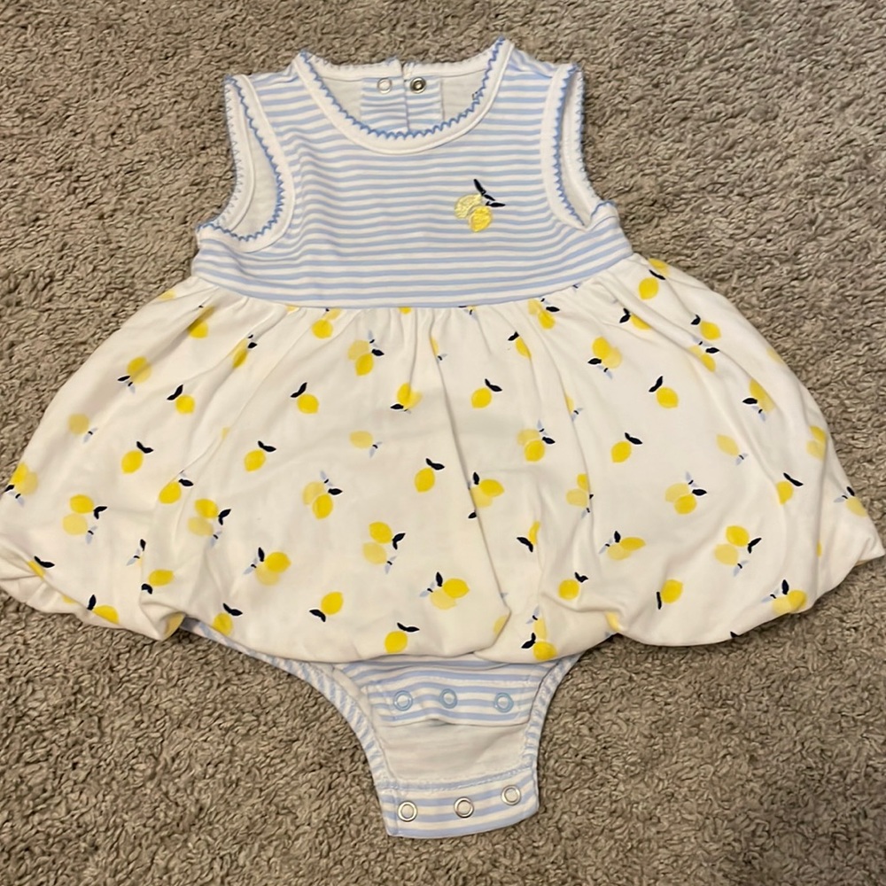 Little Me 6M Lemon Dress